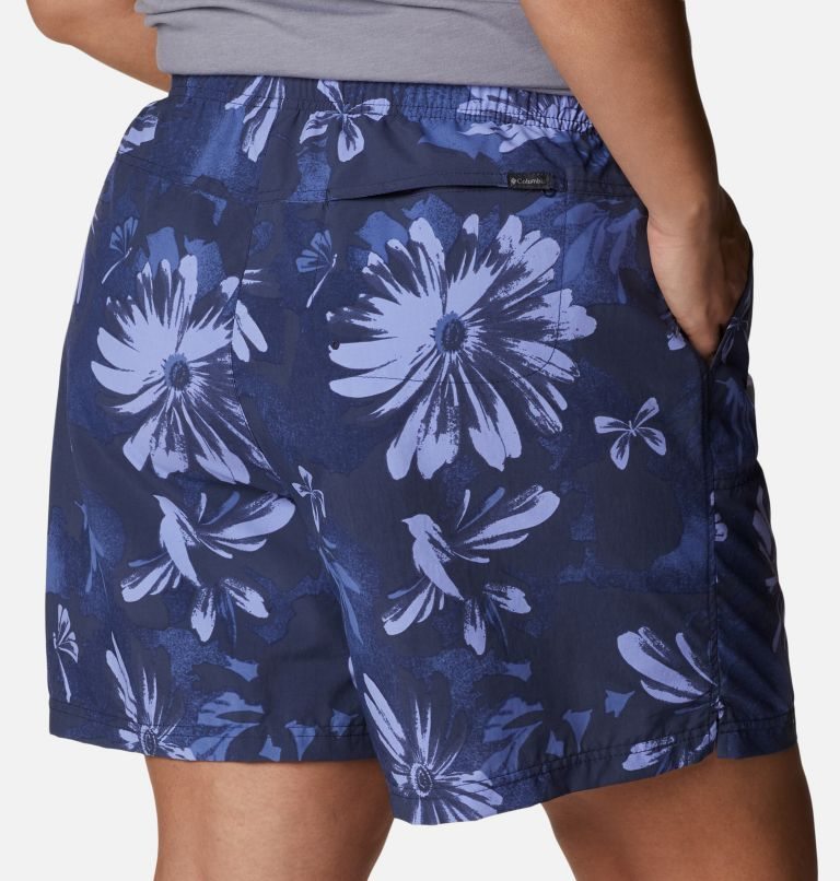 Women's Columbia Sandy River II Printed Shorts Flower | Plus Size CA-GC435